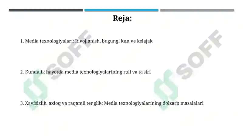 Kundalik hayotdagi media texnologiyalari 2