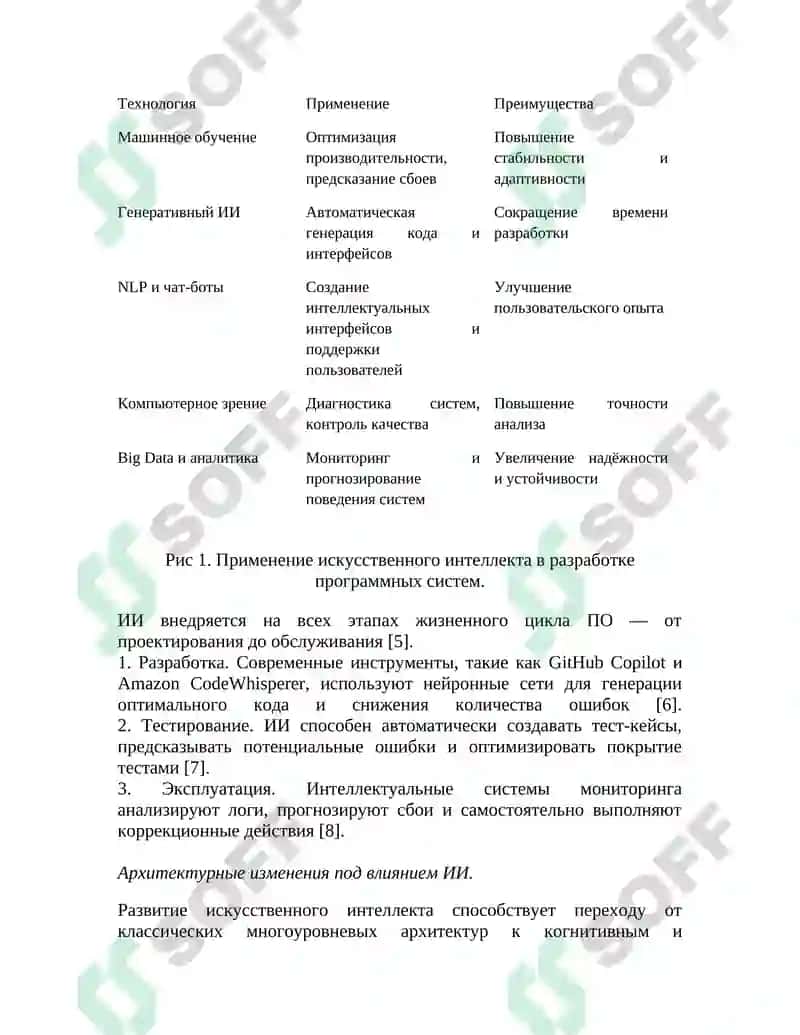 ВЛИЯНИЕ ИСКУССТВЕННОГО ИНТЕЛЛЕКТА НА РАЗВИТИЕ ПРОГРАММНЫХ СИСТЕМ 2