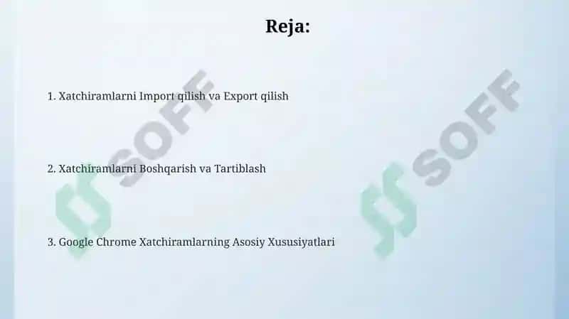 Google Crome brazuri haqida tushunchat 2