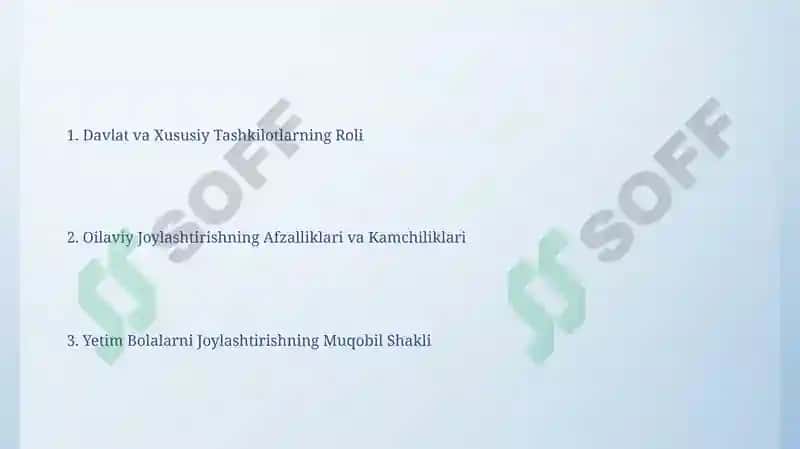 Oila tarbiyasi dasturi 2
