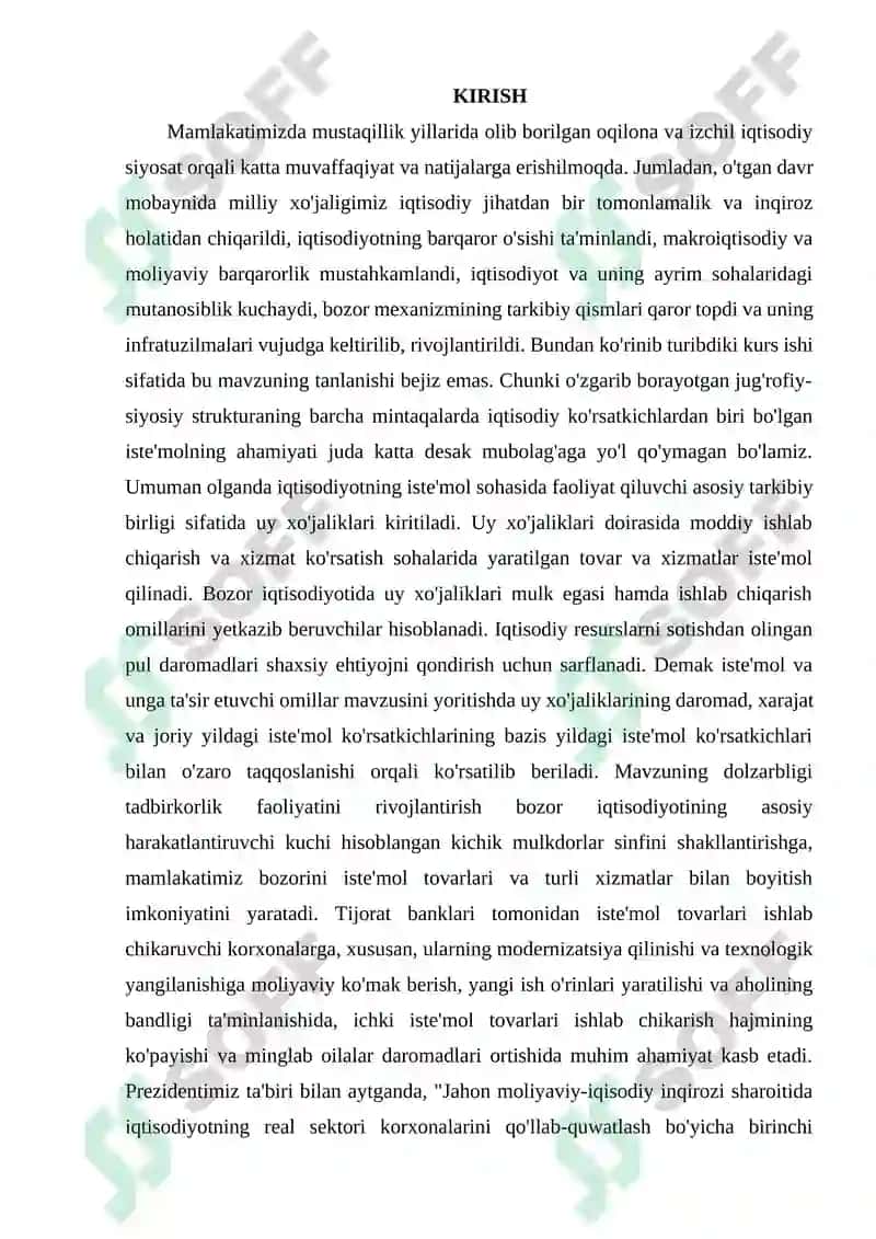 Iste’mol va uning hajmiga ta’sir etuvchi omillar 2