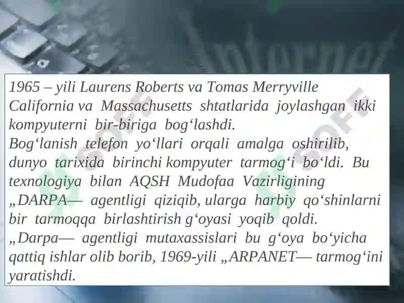 Mobil internet texnalogiyalari 2