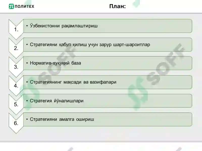 Рақамли Ўзбекистон – 2030” стратегияси 2