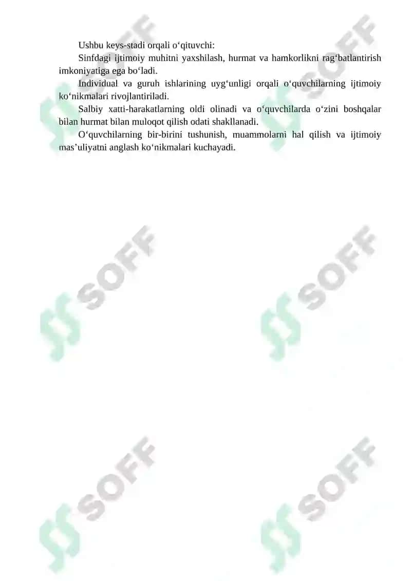 Ibodullayeva Mahliyo Tarbiyaviy ishlar metodikasi 2