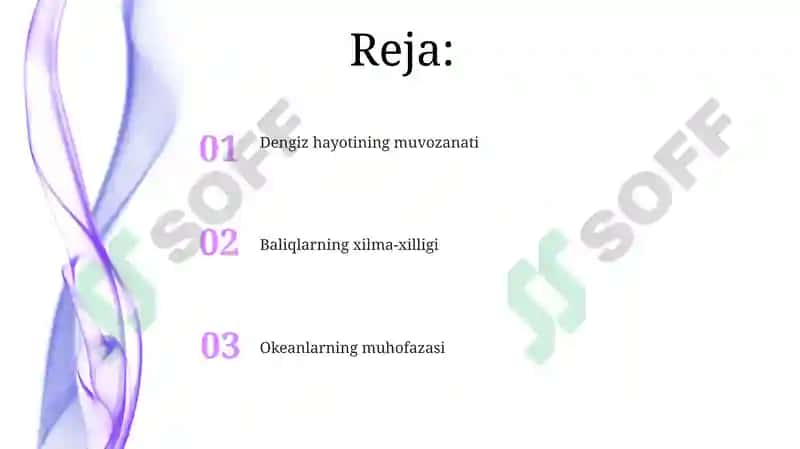 Baliqlar va dengizda yashovchilar 2