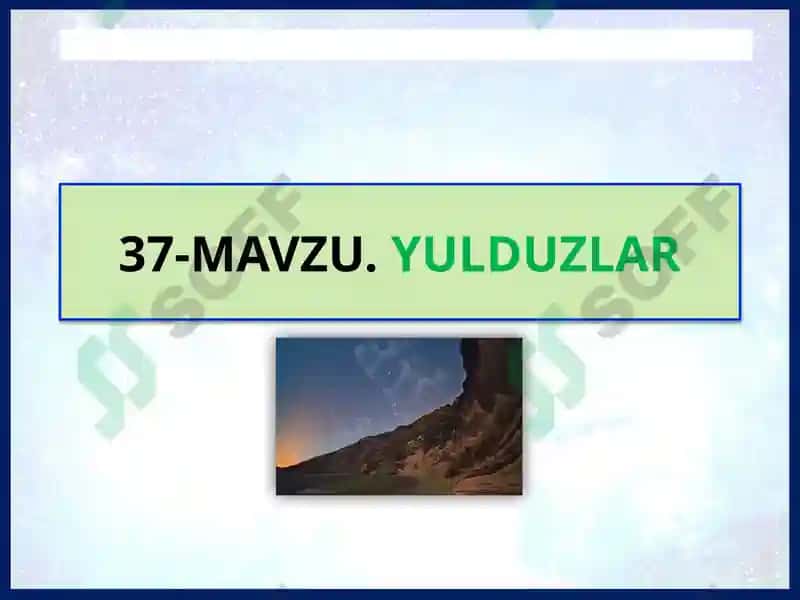 Yulduzlarning sayyoralardagi farqlari 2