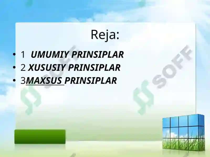 CHET TILI O’QITISH METODIKASI PRINSPLARI 2