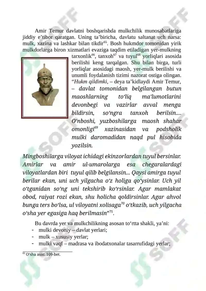 A.TEMURNING IJTIMOIY-IQTISODIY QARASHLARI 2