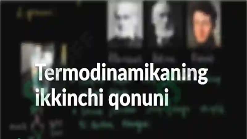 Termodinamikaning ikkinchi qonuni 2