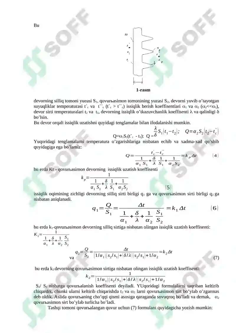 Issiqlik uzatishni jadallashtirish 2