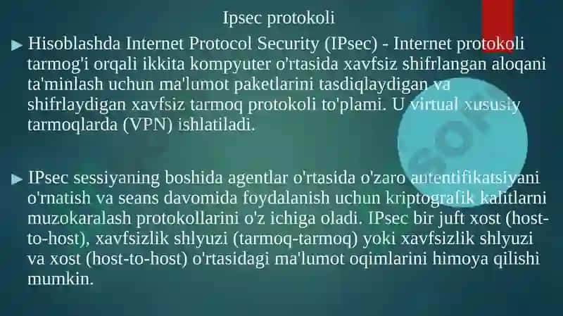Ipsec protokoli 2