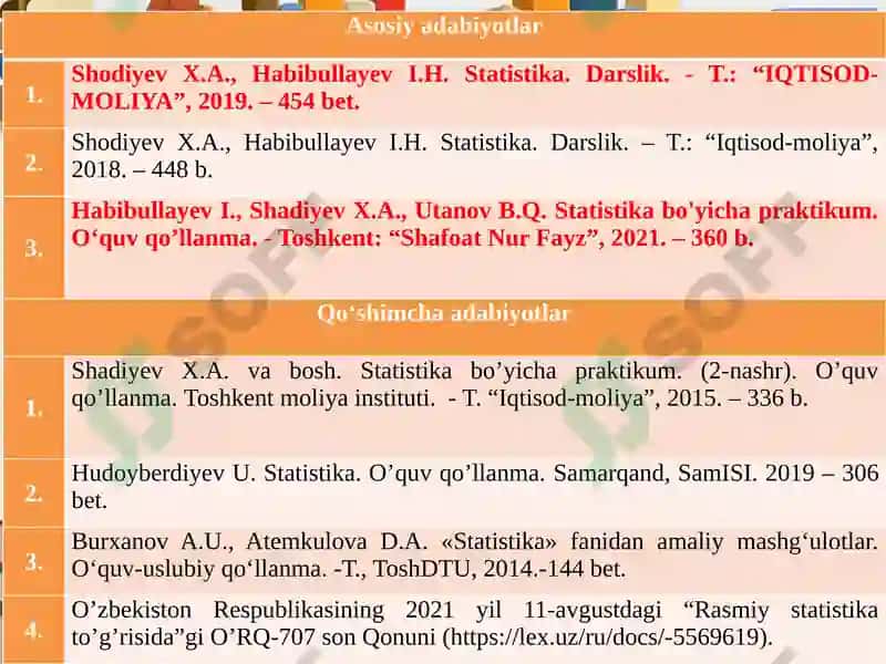 VARIATSIYA KO‘RSATKICHLARI 2