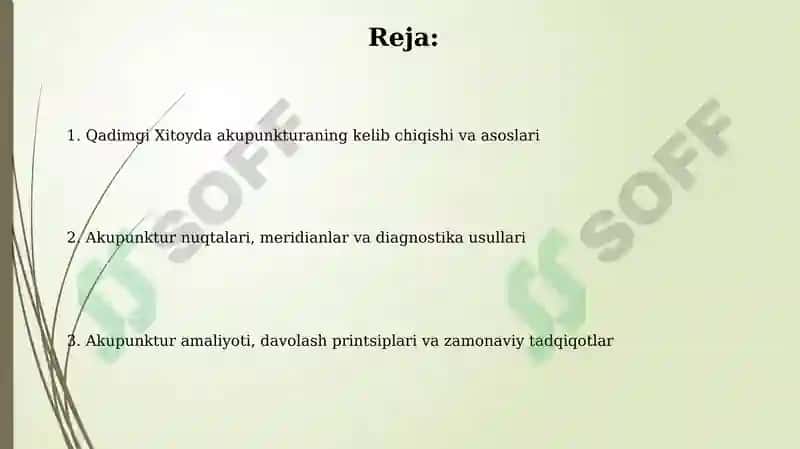 Qadimgi xitoyda shifobaxsh nuqtalarda igna bilan davolash 2