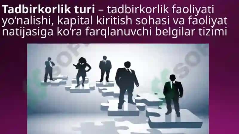 Tadbirkorlik Turlari va Shakllari 2