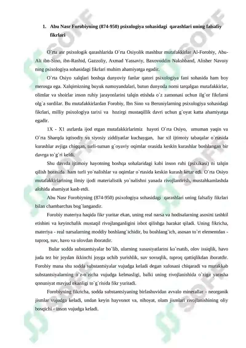 Sharq mutaffakkirlarining psiхоlоgik qarashlari 2
