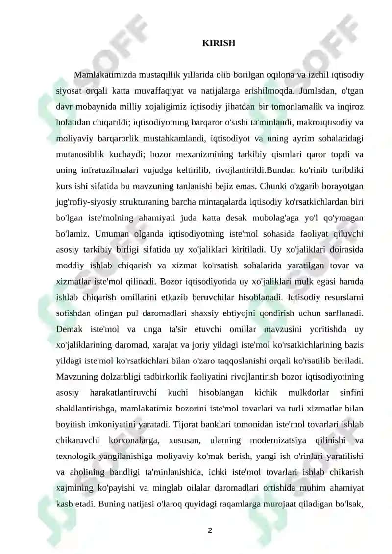 IS'TEMOL VA UNING HAJMIGA TA'SIR ETUVCHI OMILLAR 2