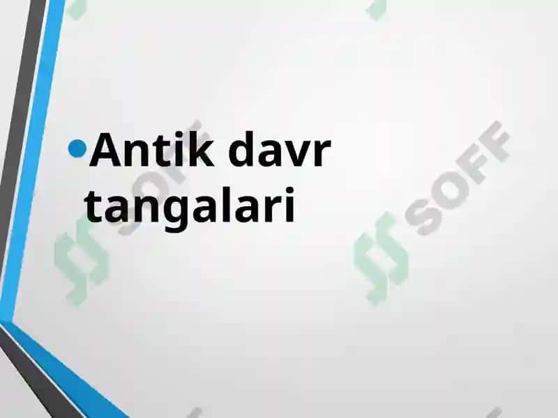 Antik davrtangalari 2