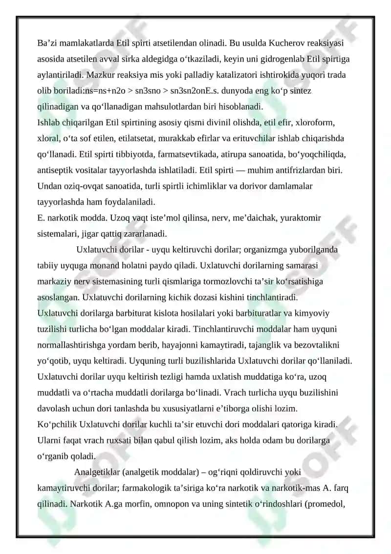 Etil spirti va uning surrogatlari biln zaharlanishi 2