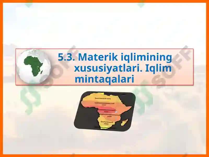 Materik iqlimi 2