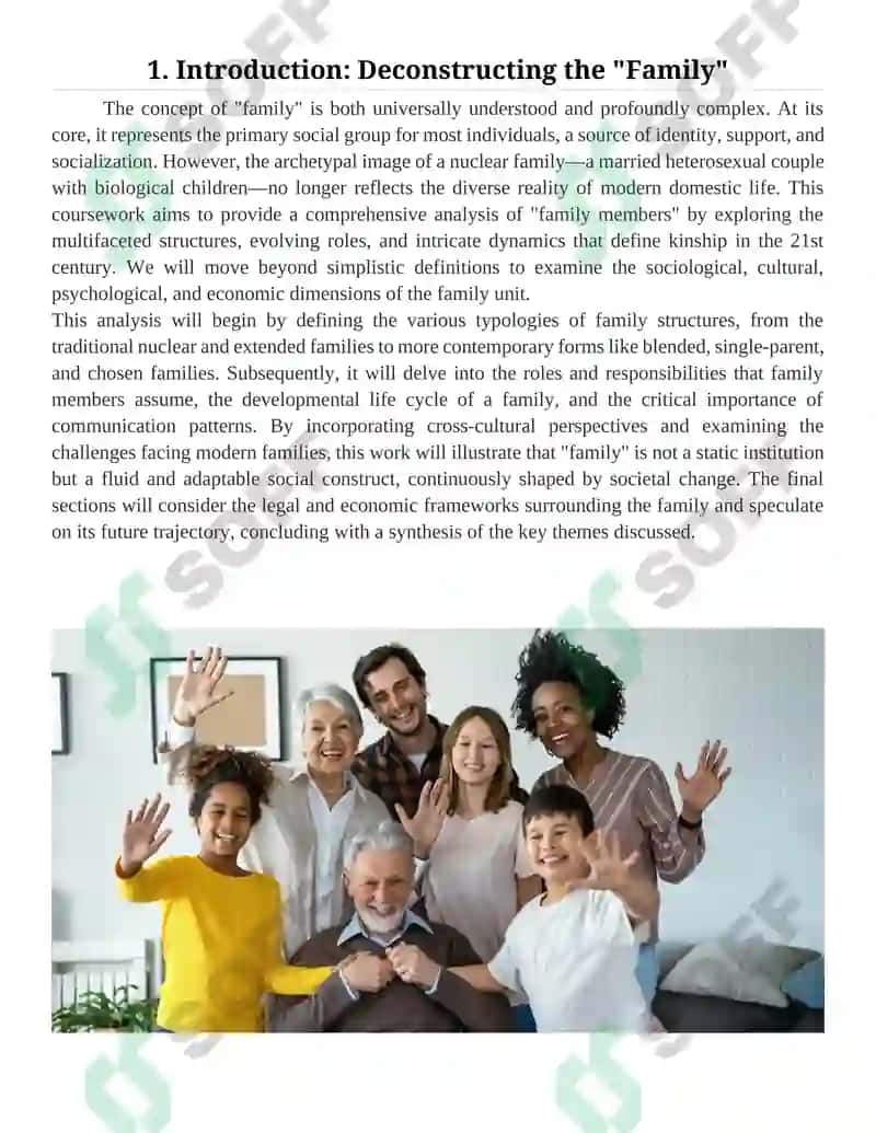 Sociology of the Family Course 2