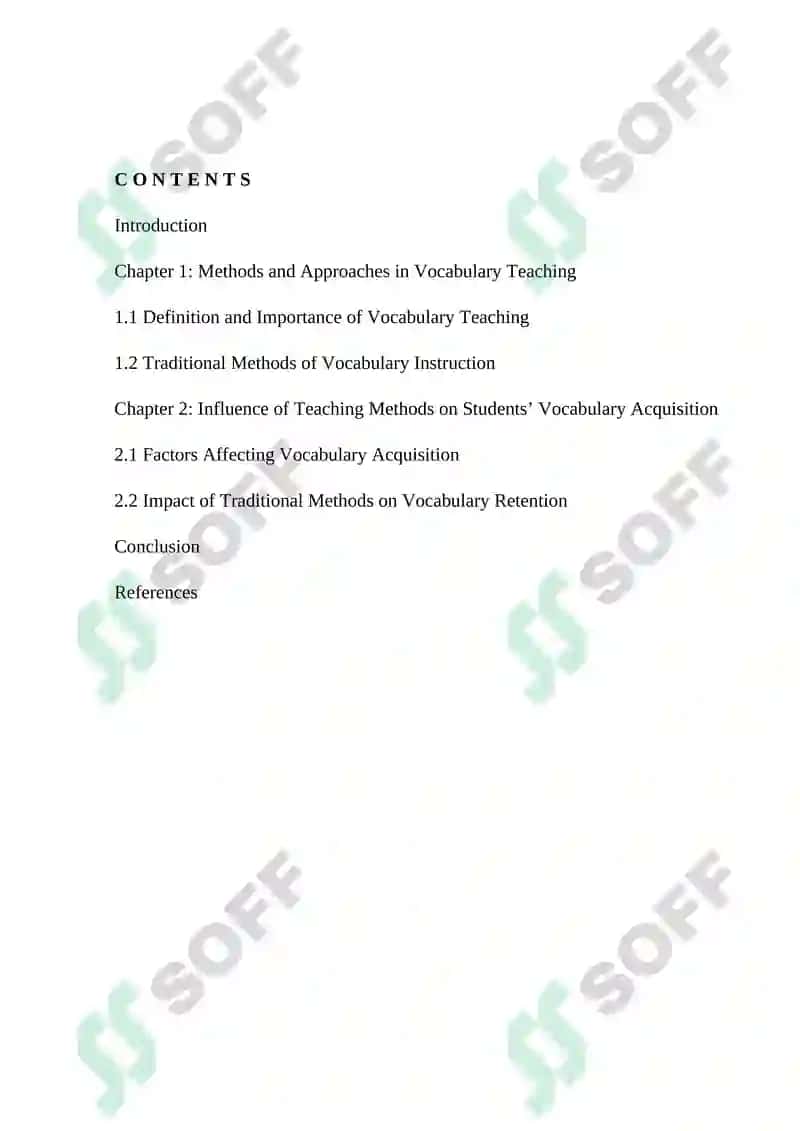 Methods and approaches in  vocubulary teaching and  their influence on studentʼs acquisition 2