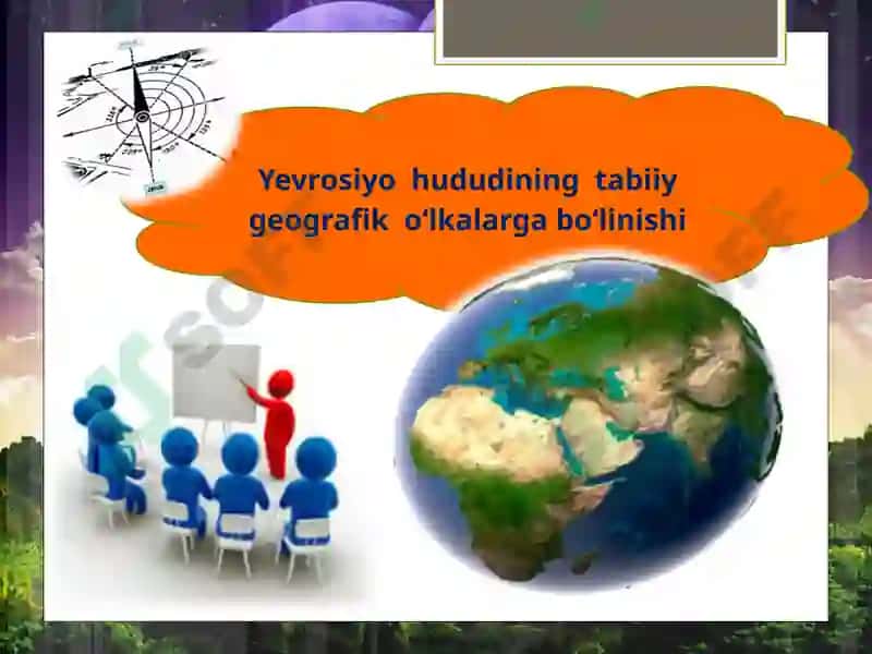 YEVROOSIYO HUDUDINING TABIIY GEOGRAFIK O’LKALARGA BO’LINISHI 2
