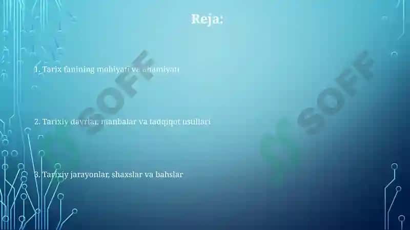 Tarix fanining mohiyati va ahamiyati 2