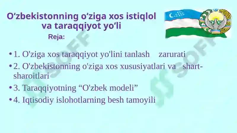 O‘zbekistonningo‘zigaxosistiqlolvataraqqiyotyo‘li 2