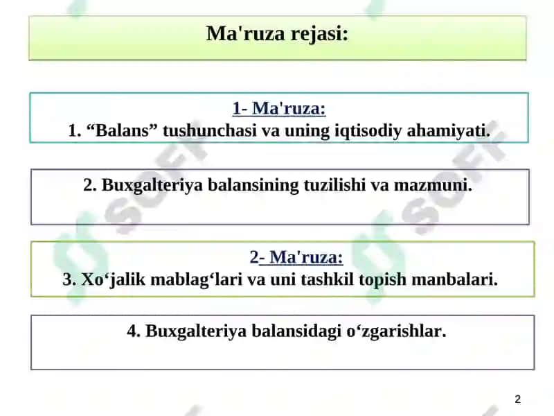 BUXGALTERIYА BALANSI 2