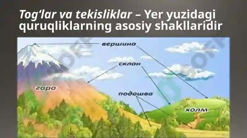 YER YUZASINING ASOSIY SHAKLLARI 2
