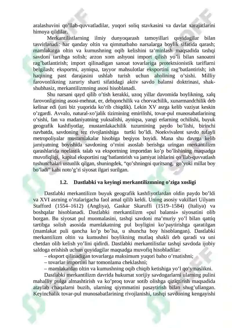 Merkantilizm iqtisodiy ta’limot 2
