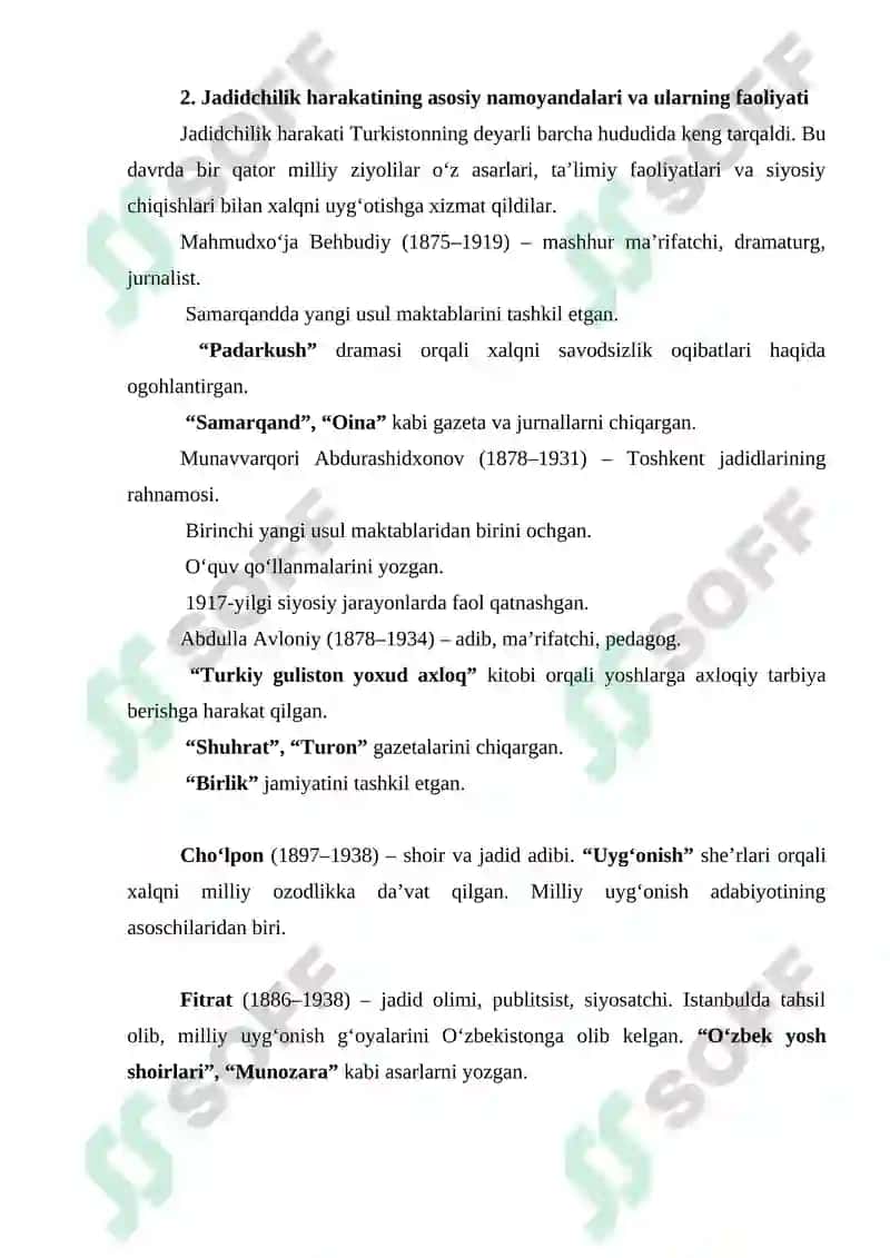 Jadidchilik Harakati 2