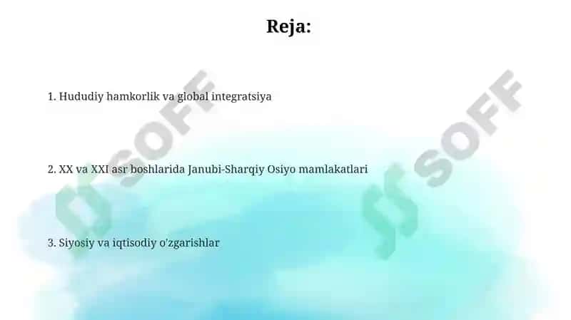 Janubi-Sharqiy Osiyo mamlakatlari 2