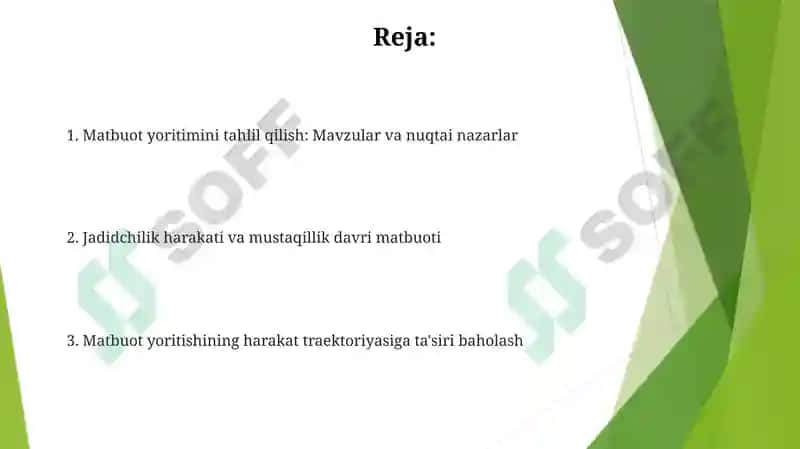 Mustaqillik davri matbuotida jadidchilik harakatining yoritilishi 2