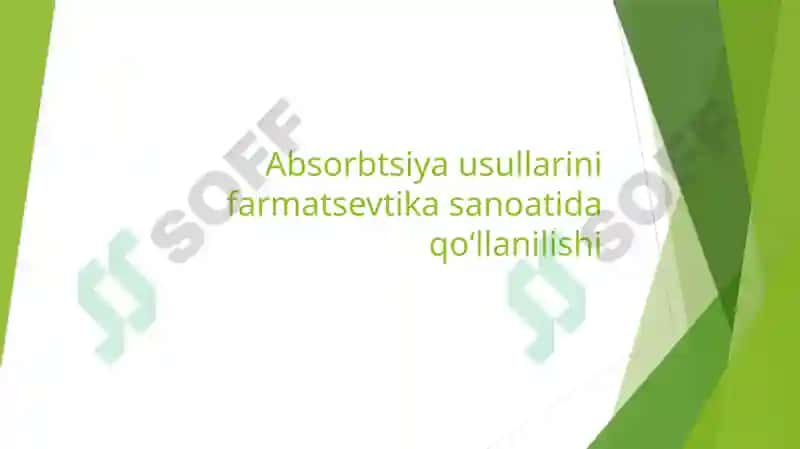 Farmatsevtik Injeneriya 2