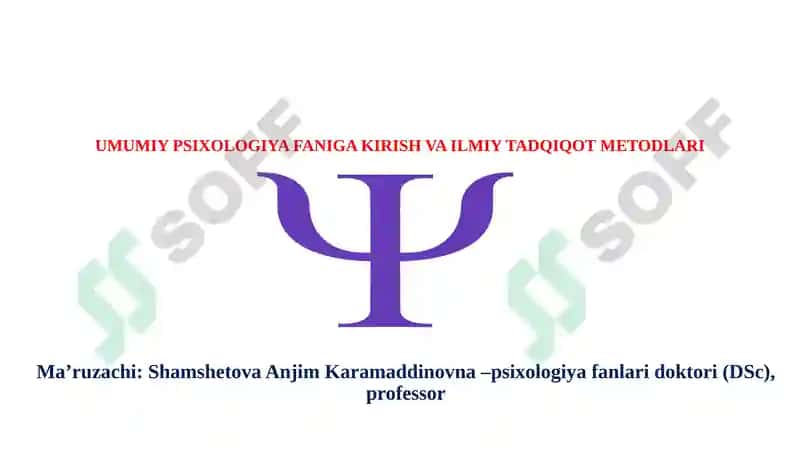 UMUMIY PSIXOLOGIYA 2