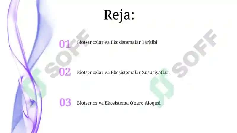 Biotsenozlar va Ekosistemalar 2
