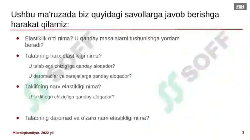Elastiklik va uning qo’llanilishi 2