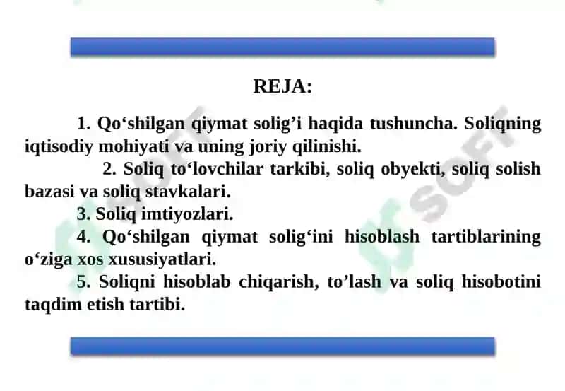 Qo‘shilgan qiymat solig‘i 2