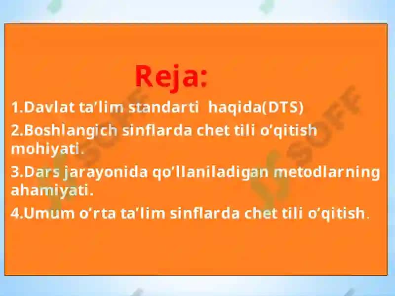 Davlat ta'lim standartlari 2
