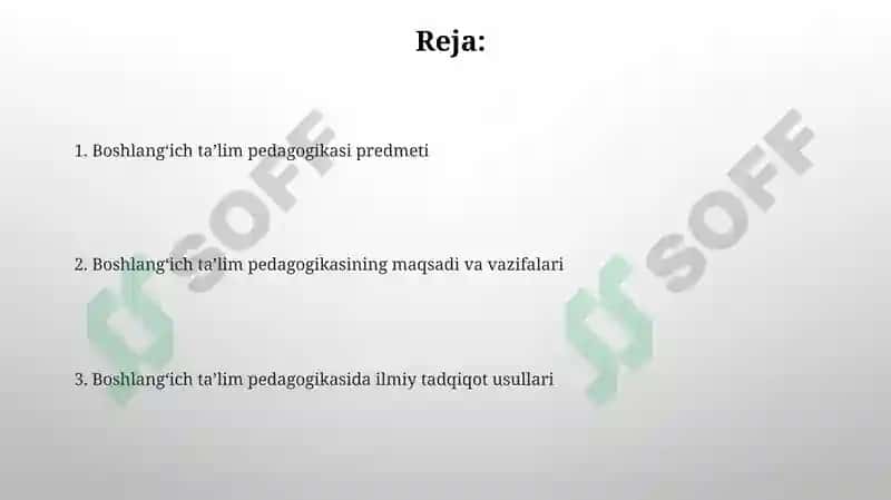 Boshlang'ich ta'lim pedagogikasi 2