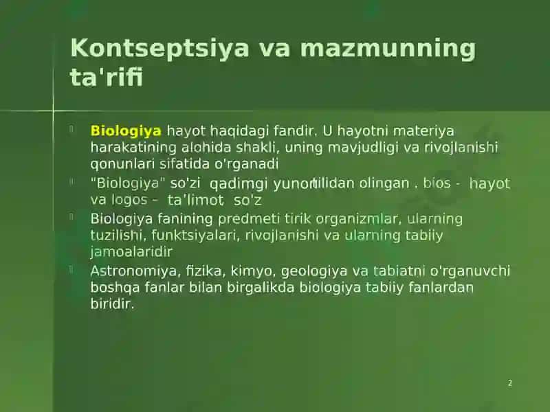 Tibbiy Biologiya 2