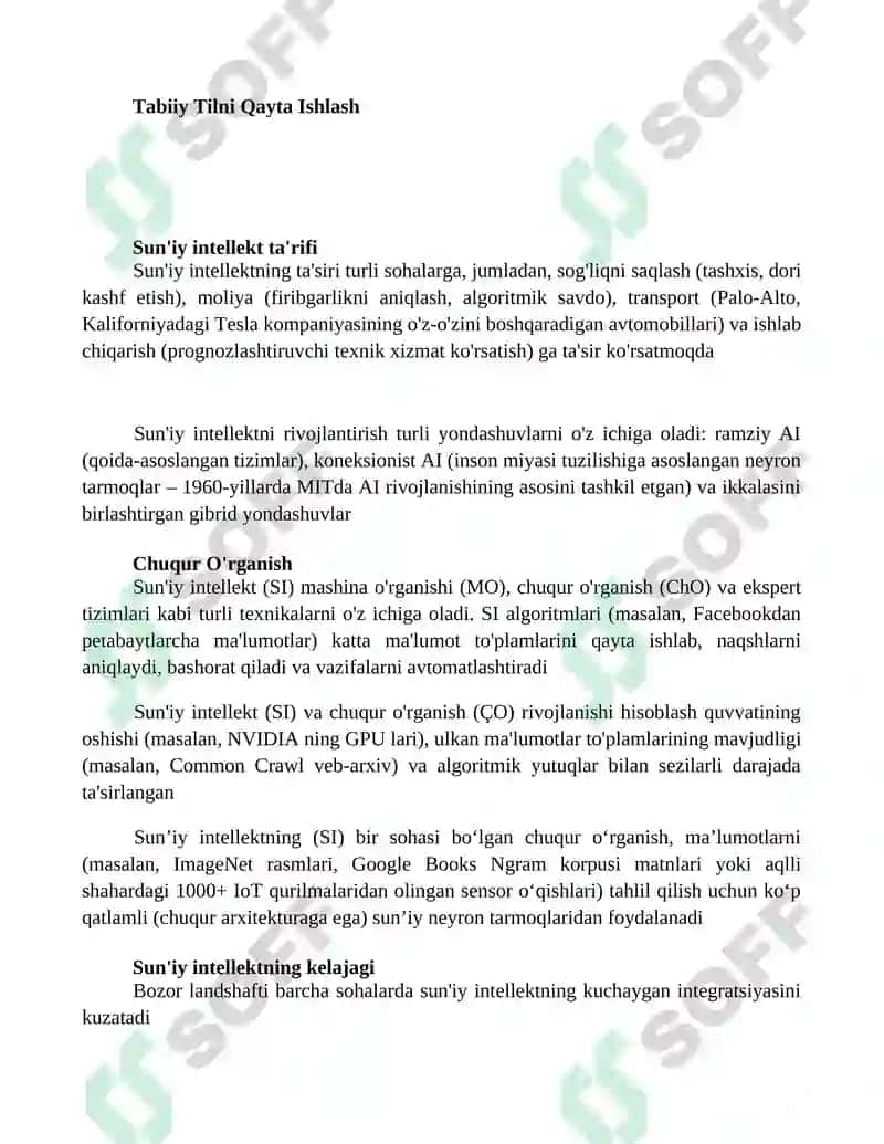 Sun'iy intellekt tushunchasi 2