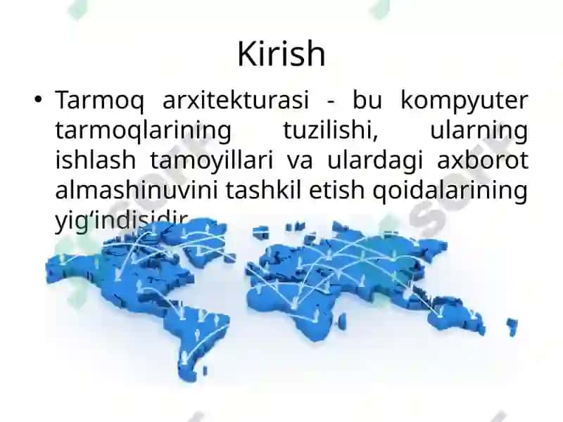 Tarmoq arxitekturasi 2