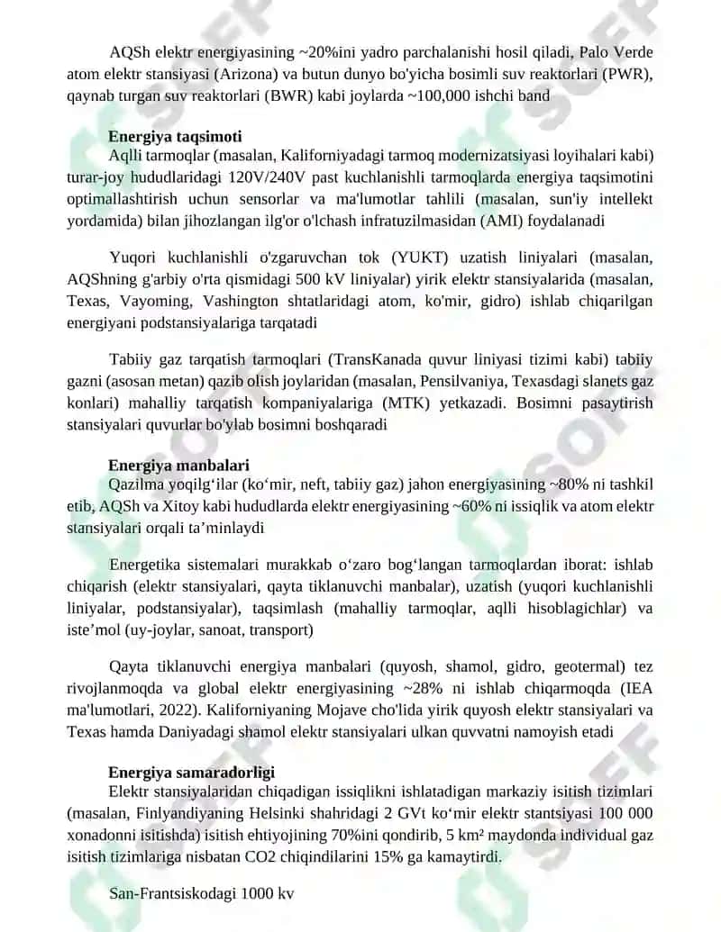Energetika tizimlari 2