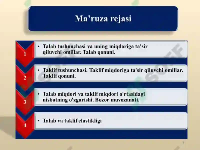 Bozor Muvozanati 2