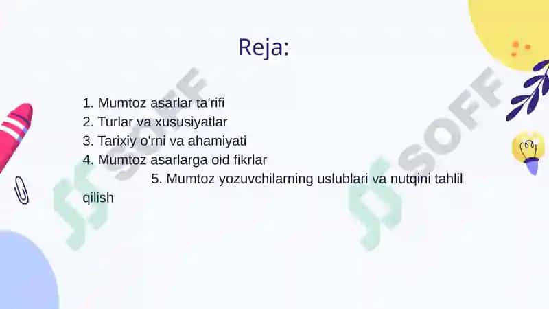 Mumtoz asarlar matni ustida ishlash 2