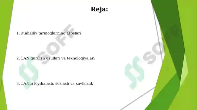 Lokal tarmoqlar (LAN) va ularning qurilish usullari 2