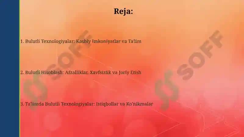 Bulutli Texnologiyalar: Ta'rif, turlari va roli 2