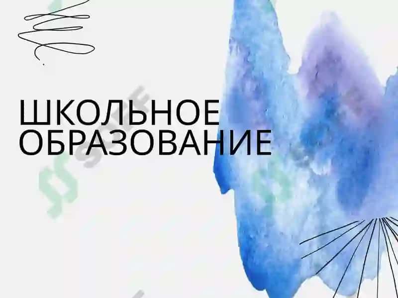 ШКОЛЬНОЕ ОБРАЗОВАНИЕ 2